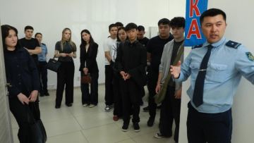 Болашақ криминалистер мен анықтаушылар тергеу жұмысының қыр-сырын көрді