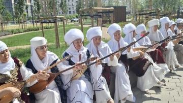 Ұлттық домбыра күніне арналған мерекелік флешмоб өтті