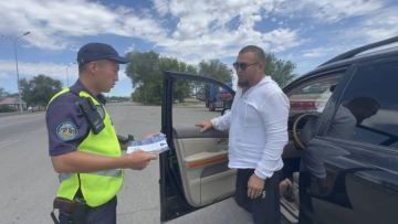 Жол жүру қағидаларын бұлжытпай сақтаудың маңызын еске салды