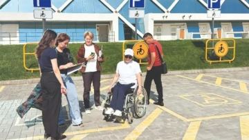 Елордада сайлау учаскелерінде мүгедектігі бар адамдар үшін жағдай жасалған ба?