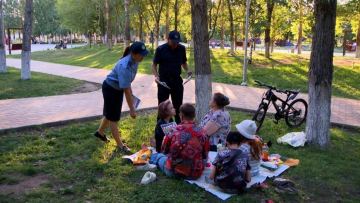 Ататүрік саябағында  кезекті рейд өтті