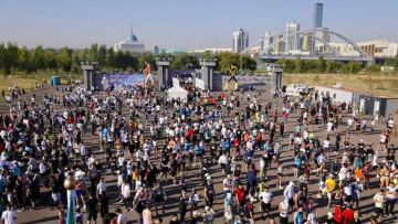 Спорт күніне орай «ALMATY RUN» бұқаралық жүгіру іс-шарасы өтті