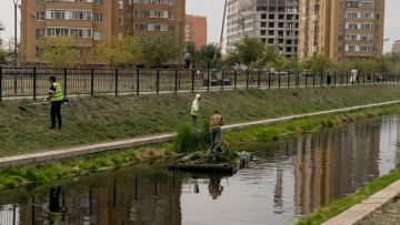 Сарыбұлақ өзені тазартылды