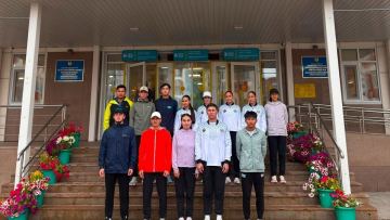 Елордалық спортшылар таңғы жаттығудан кейін дауыс беруге қатысты