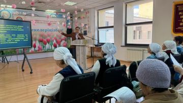 Зейнеткерлерге конституция және құқық тақырыбында дәріс өткізілді