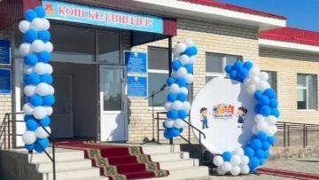 Ащысай ауылындағы жаңа мектеп оқушыларын қабылдады