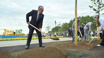 Президент «Таза Қазақстан» республикалық экологиялық акциясына қатысты