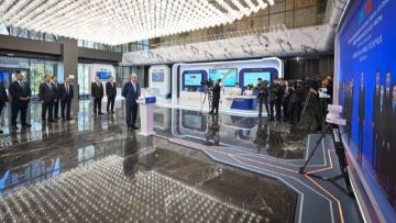 Мемлекет басшысы жүгері өңдеу зауытын іске қосу рәсіміне қатысты