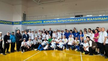 Зейнеткерлер арасындағы спартакиада
