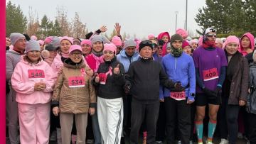 «Pink Run Astana» қайырымдылық жүгірісі өтті