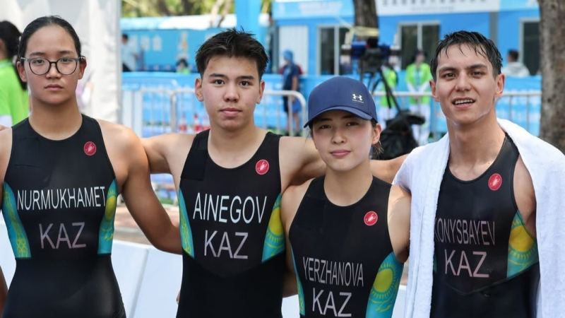 Елордалық триатлоншылар Азия чемпионатында жүлделі орындарға ие болды
