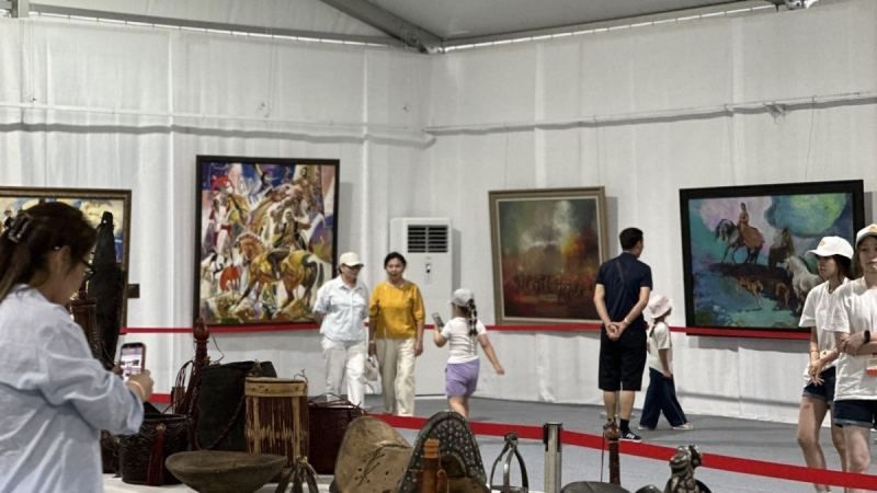 BaiQymyz-2026: «Қамбар ата» көрмесі жылқы мәдениетін сурет арқылы ұлықтады