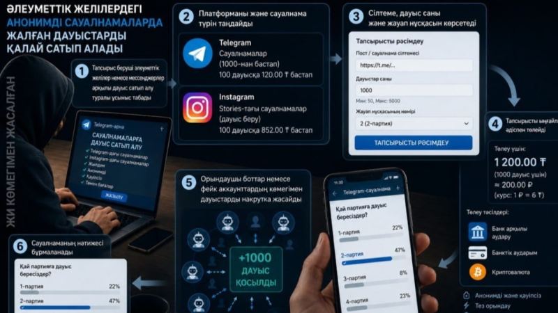 Сақ болыңыз: сайлау қарсаңындағы анонимді сауалнамалар - әлеуметтанулық зерттеу емес, ықпал ету құралы