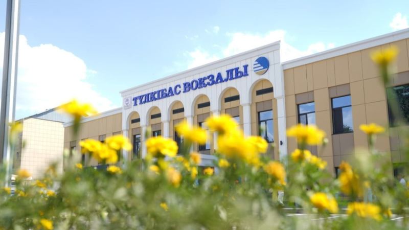 Түркістан облысында жаңа «Түлкібас» теміржол вокзалы пайдалануға берілді