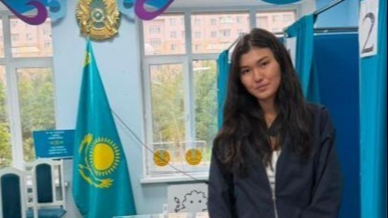 Астананың 18 жастағы тұрғыны алғаш рет дауыс беруге қатысты