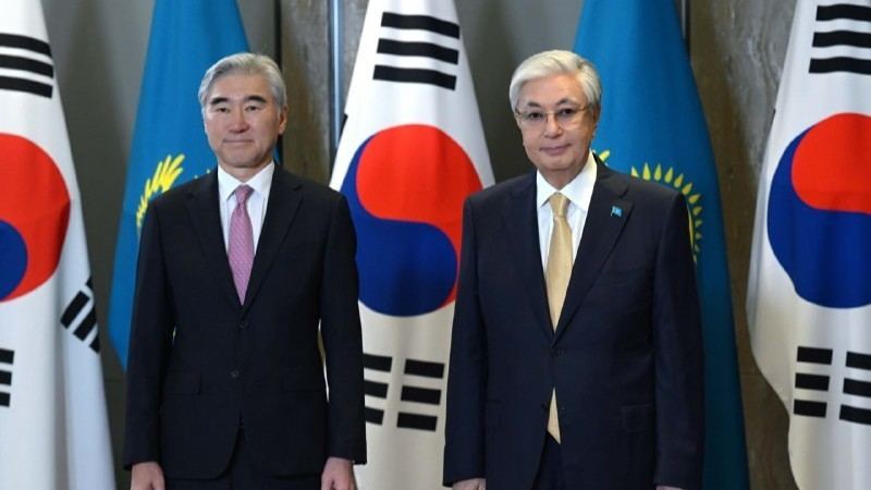 Мемлекет басшысы Hyundai Motor Group корпорациясының президенті әрі стратегия және жоспарлау жөніндегі бөлім жетекшісі Сунг Кимді қабылдады