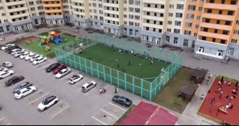 Сарыарқа ауданында кезекті аула ашылды