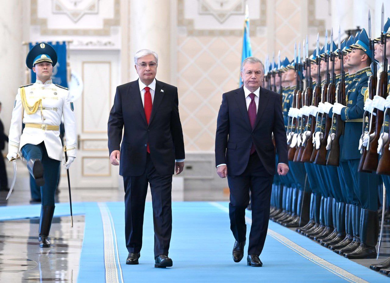 Өзбекстан Президентін салтанатты түрде қарсы алу рәсімі өтті