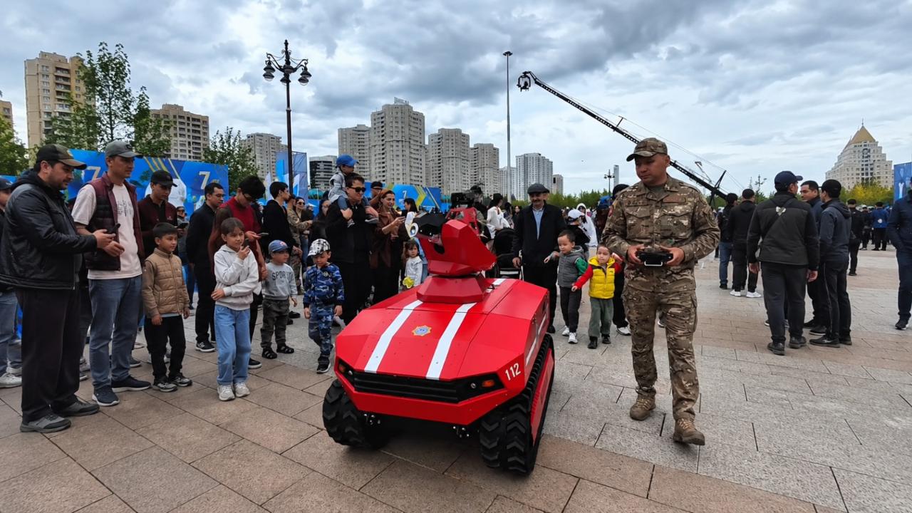 Елордада өткен ауқымды көрмеде  заманауи өрт сөндіру және құтқару техникалары таныстырылды