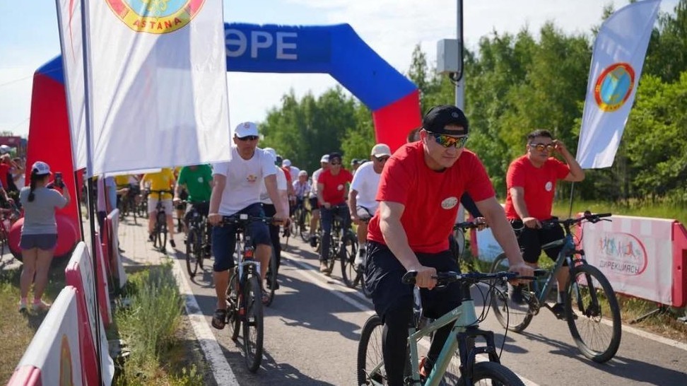 Есірткіге қарсы күрестің кешенді жоспары аясында велошеру өтті