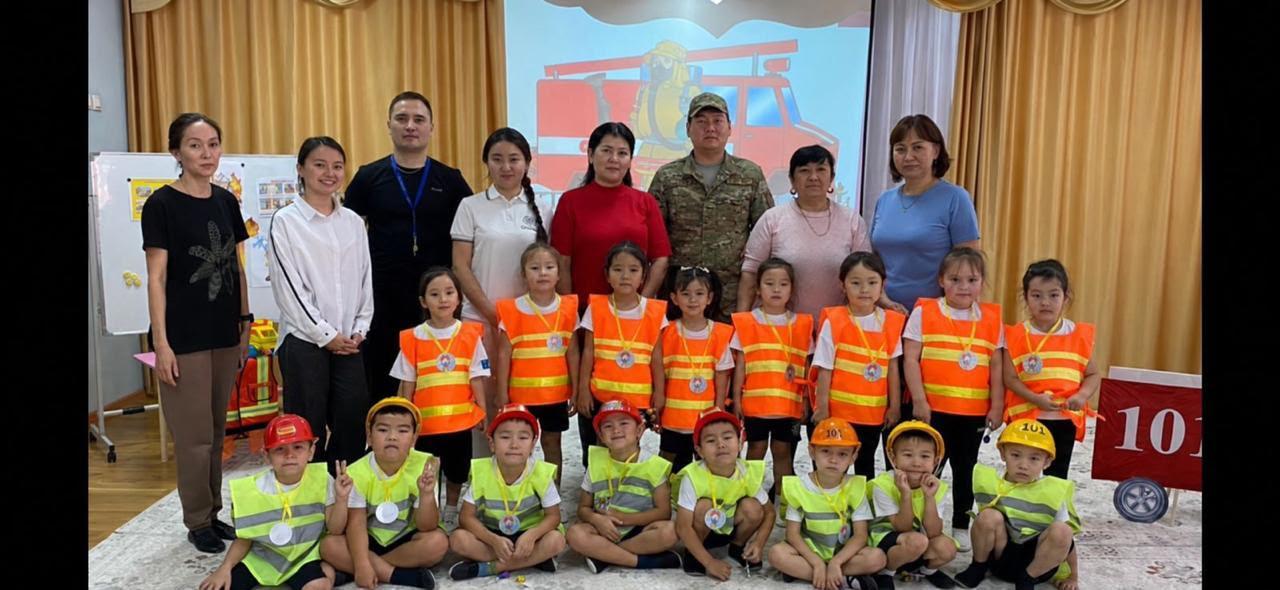 Елордалық құтқарушылар балалар қауіпсіздігі үшін профилактикалық іс-шаралар өткізуде