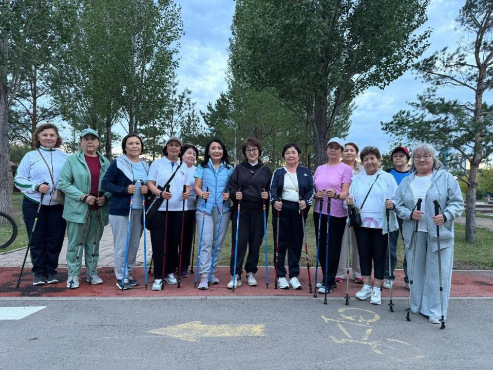 Скандинавиялық жүруден тегін жаттығулар өтеді