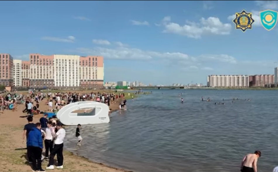 Құқыққорғау қызметкерлері шомылу кезінде қауіпсіздікті қамтамасыз ететін профилактикалық іс-шара өткізді