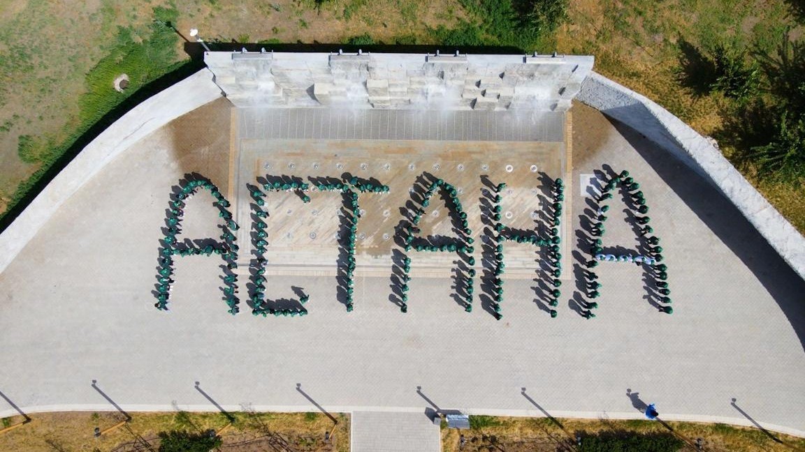 «Жасыл ел» сарбаздары қала күніне орай ерекше флешмоб ұйымдастырды