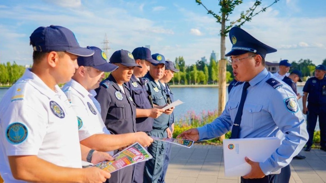 "Ататүрік" саябағында профилактикалық рейд өтті