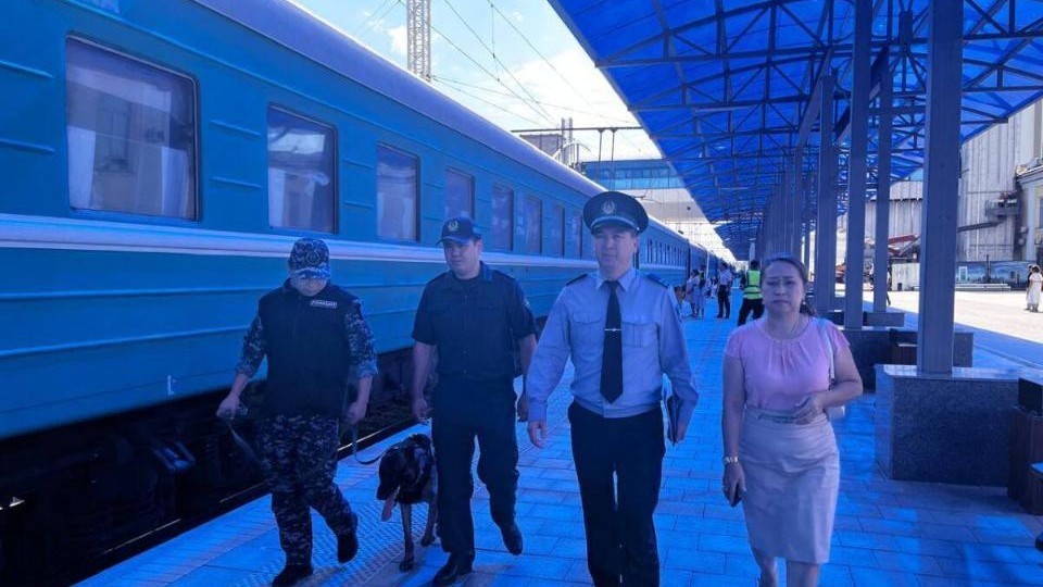 Астанада пойызда есірткіге қарсы рейд өтті