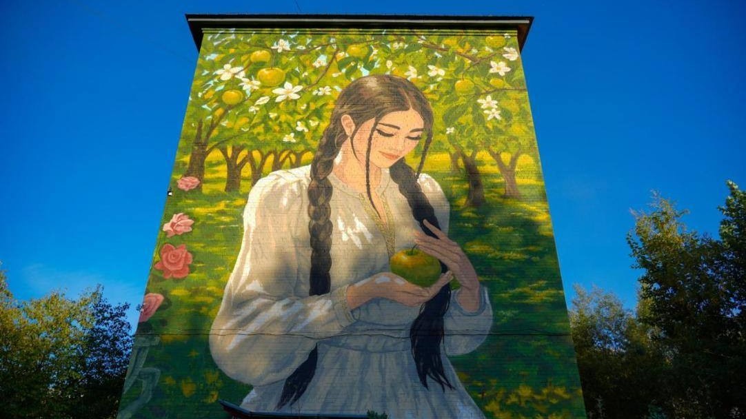 Алматы ауданында жаңа мурал пайда болды