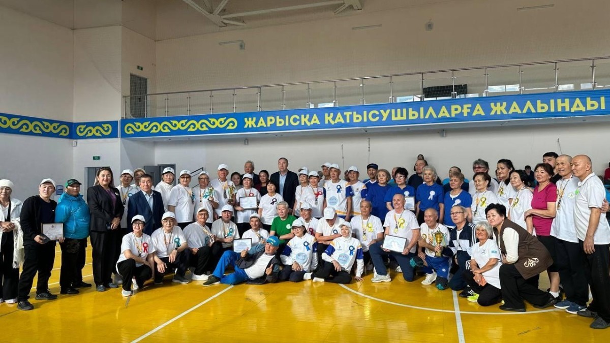 Зейнеткерлер арасындағы спартакиада